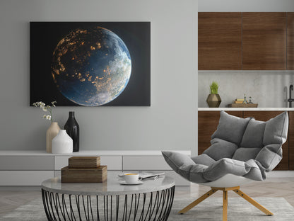 Erde im Weltall - Poster oder Leinwand