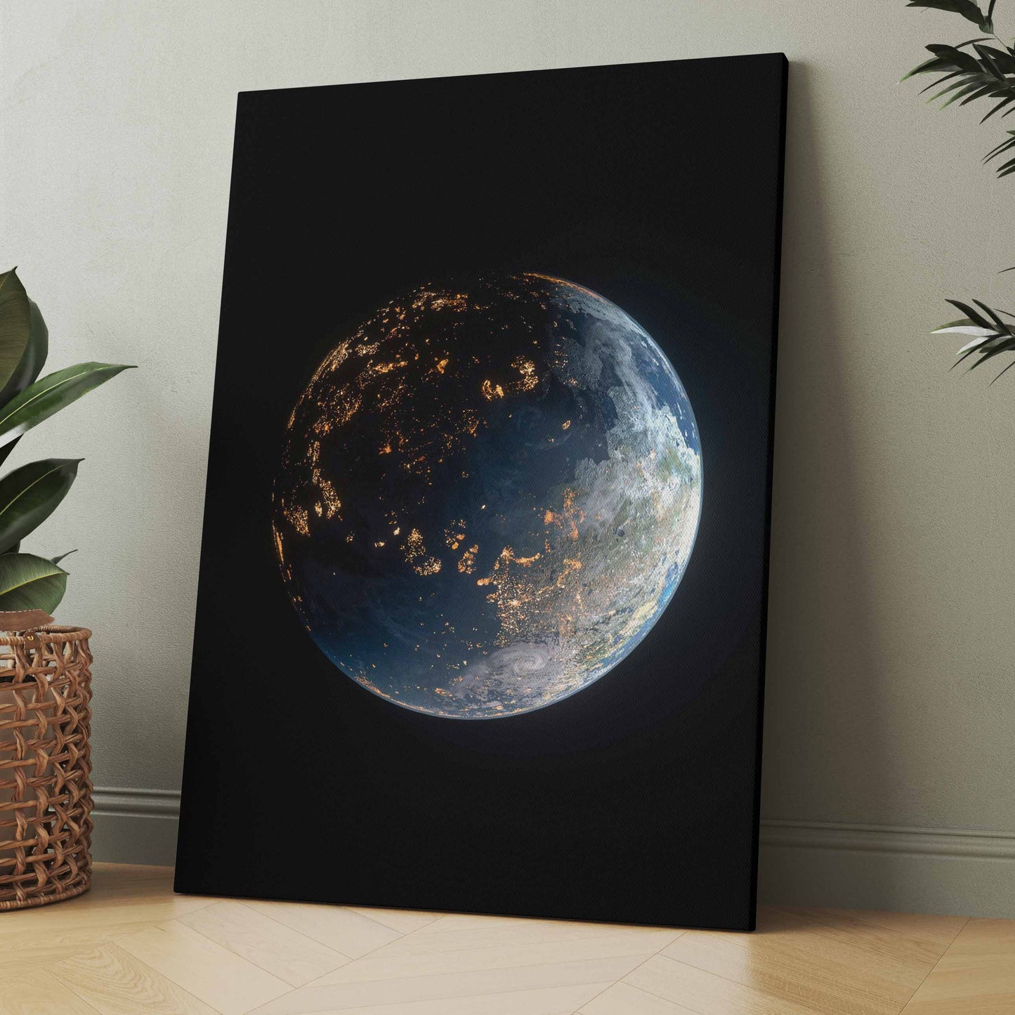 Erde im Weltall - Poster oder Leinwand