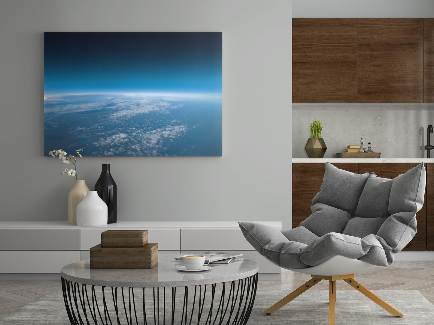 Stratosphäre Planet Erde - Poster oder Leinwand