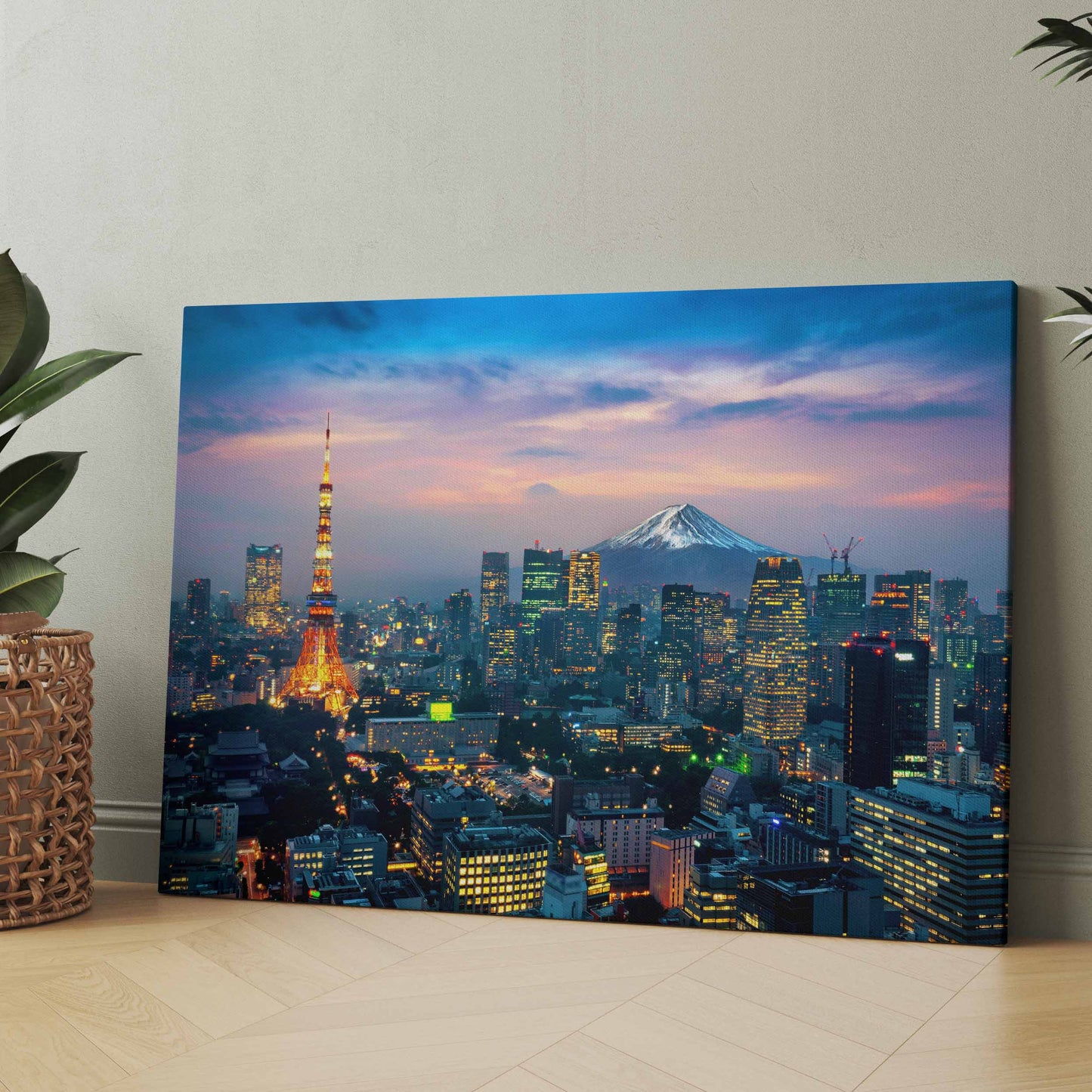 Tokyo bei Sonnenuntergang - Poster oder Leinwand