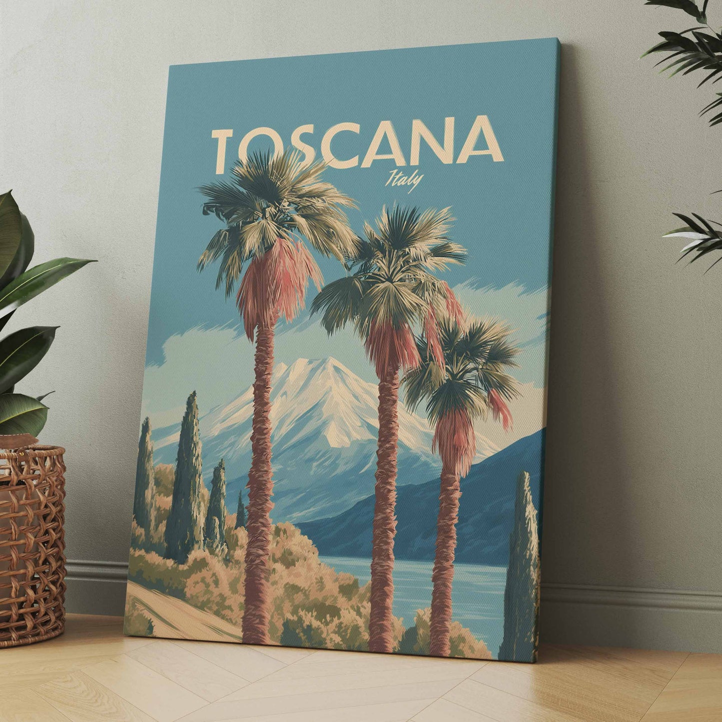 Toscana Italy Vintage - Poster oder Leinwand