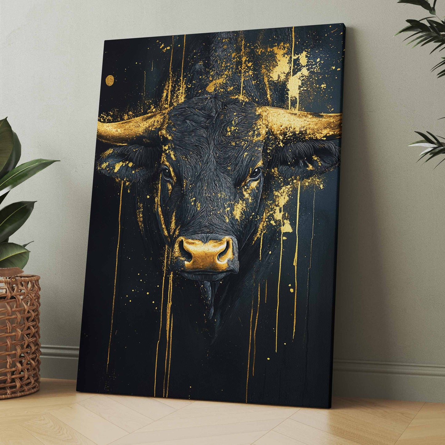 Golden Bull  - Poster oder Leinwand