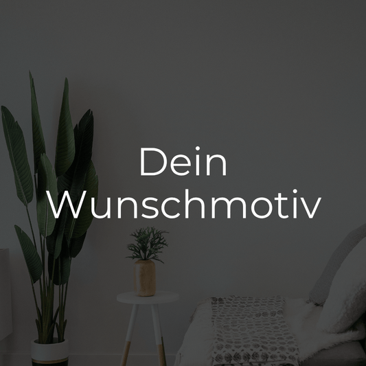 LED-Leuchtmotiv mit weiß leuchtendem Schriftzug „Wunschmotiv“